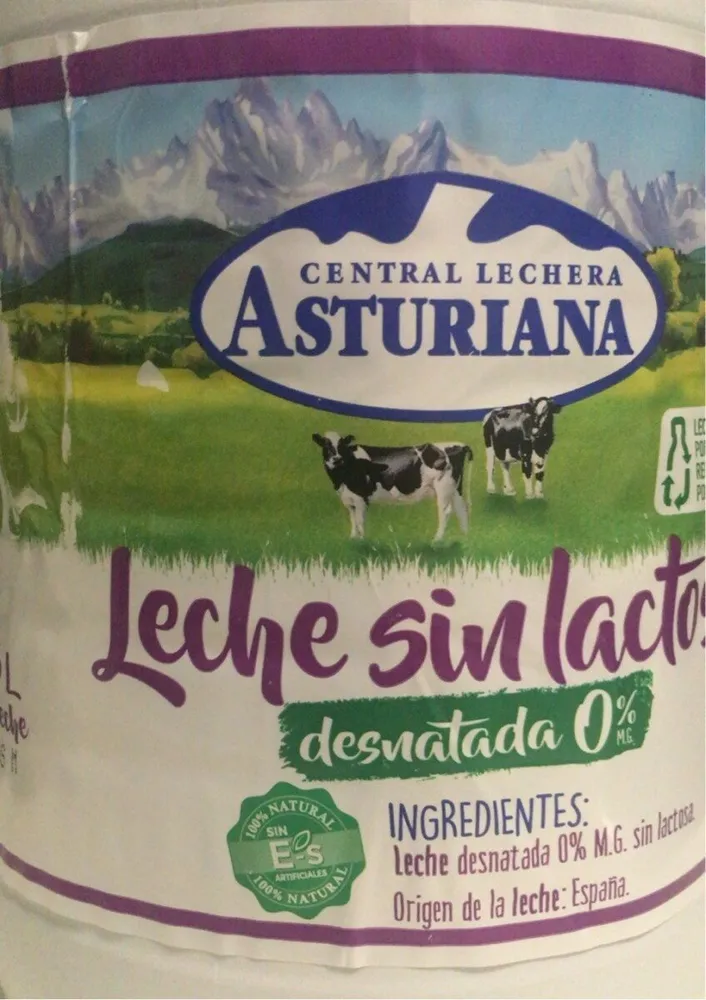 Leche sin lactosa