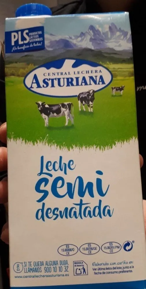 Leche semidesnatada