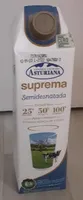 Leche asturina suprema semidesnatada
