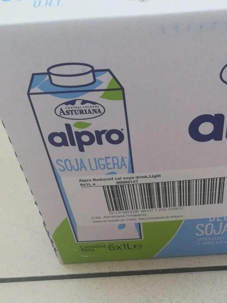 Leche de soja