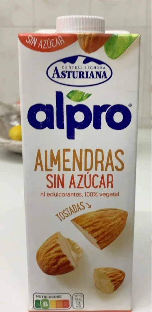 Alpro leche de almendras sin azucar