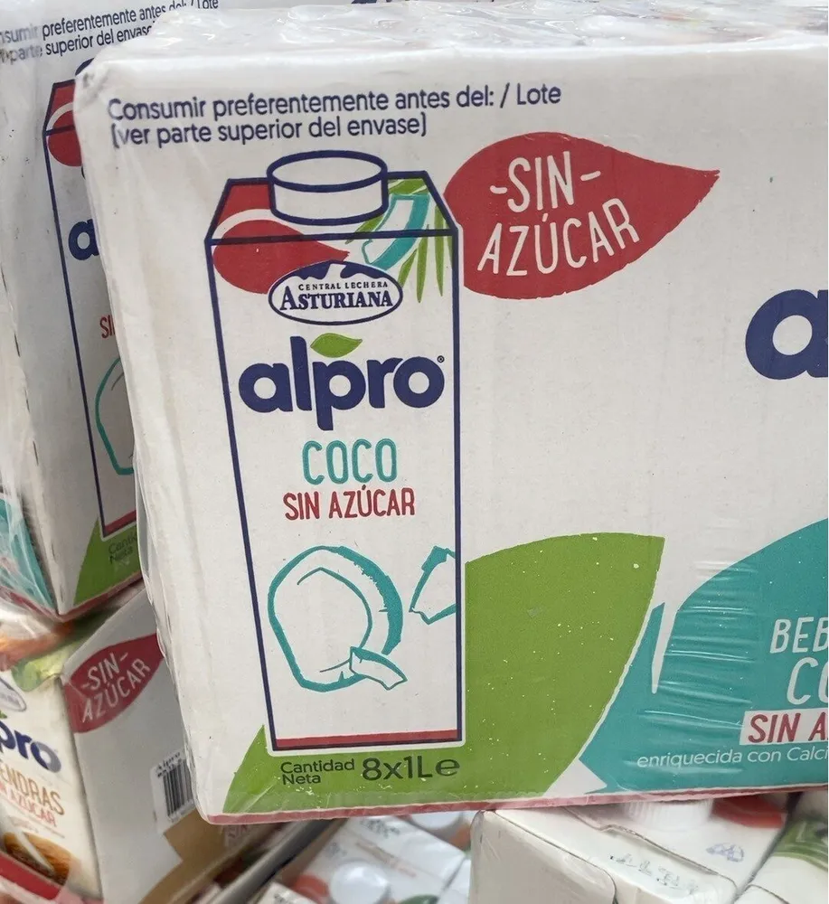 Bebida de coco sin azucar