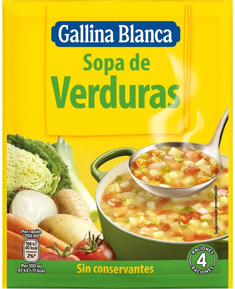 Sopa verduras