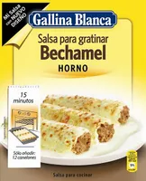 Salsa para gratinar bechamel al horno
