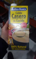Caldo casero de cocido