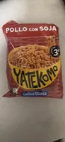 Fideos orientales pollo con soja