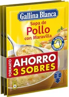 Sopa de pollo y maravilla