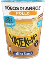 Fideos de arroz instantáneos sabor pollo