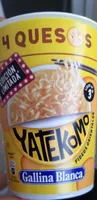 Yatekomo fideos orientales instantáneos 4 quesos vaso 80 g