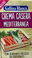 Crema mediterránea casera con verduras frescas envase 500 ml