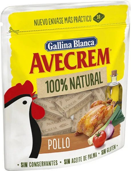 Caldo de pollo sin gluten natural