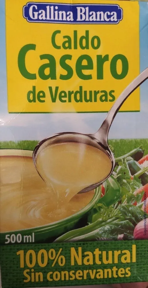 Caldo casero de verduras