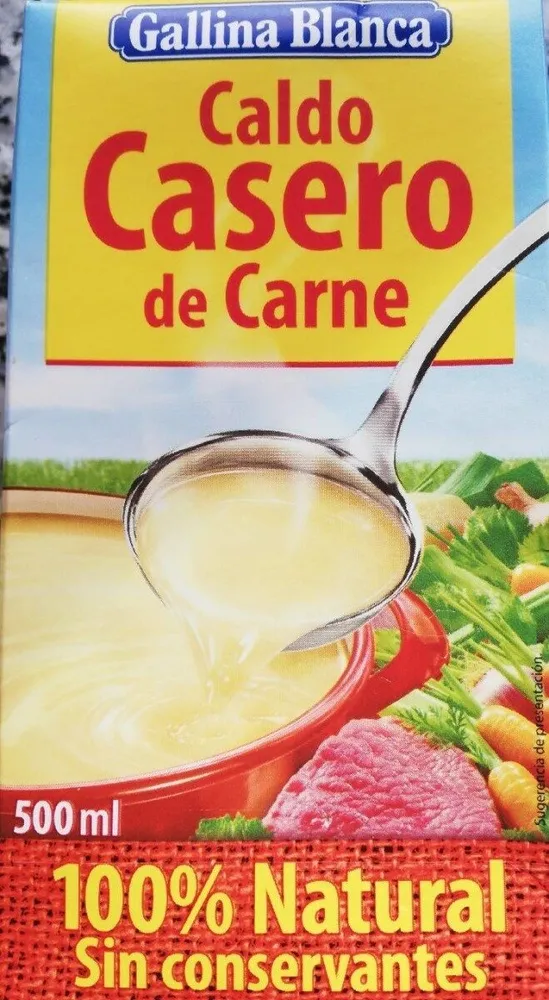 Caldo de carne 100% natural envase 500 ml
