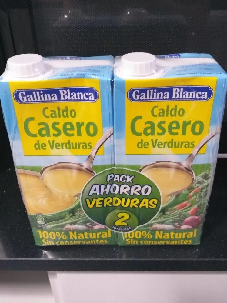 Caldo casero de verduras
