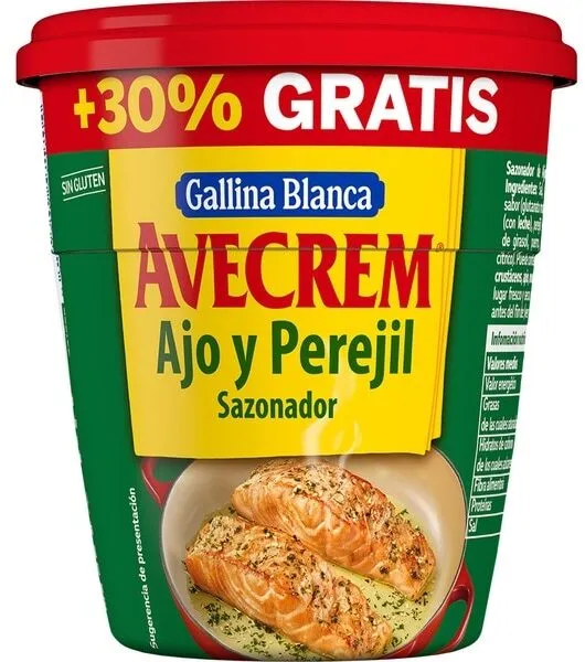 Ajo y perejil sazonador