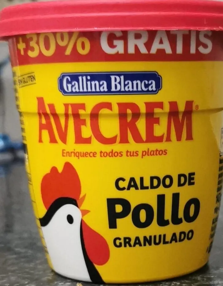 Caldo de pollo granulado
