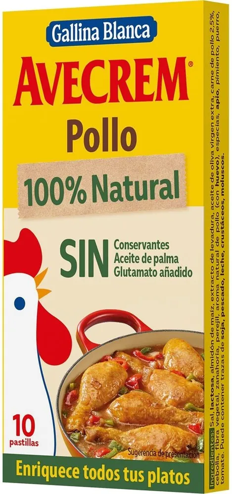 Avecrem pollo 100% natural