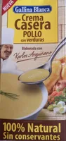 Crema casera pollo con verduras