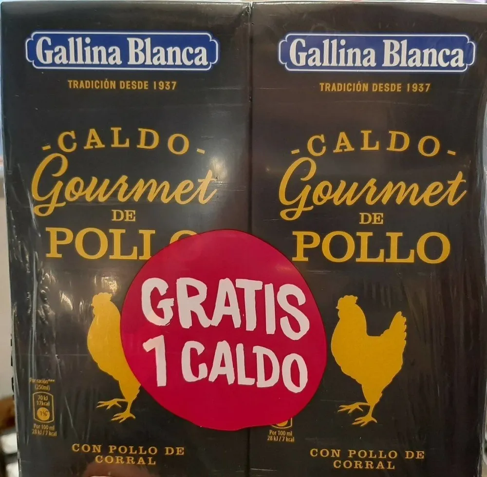 Caldo gourmet de pollo