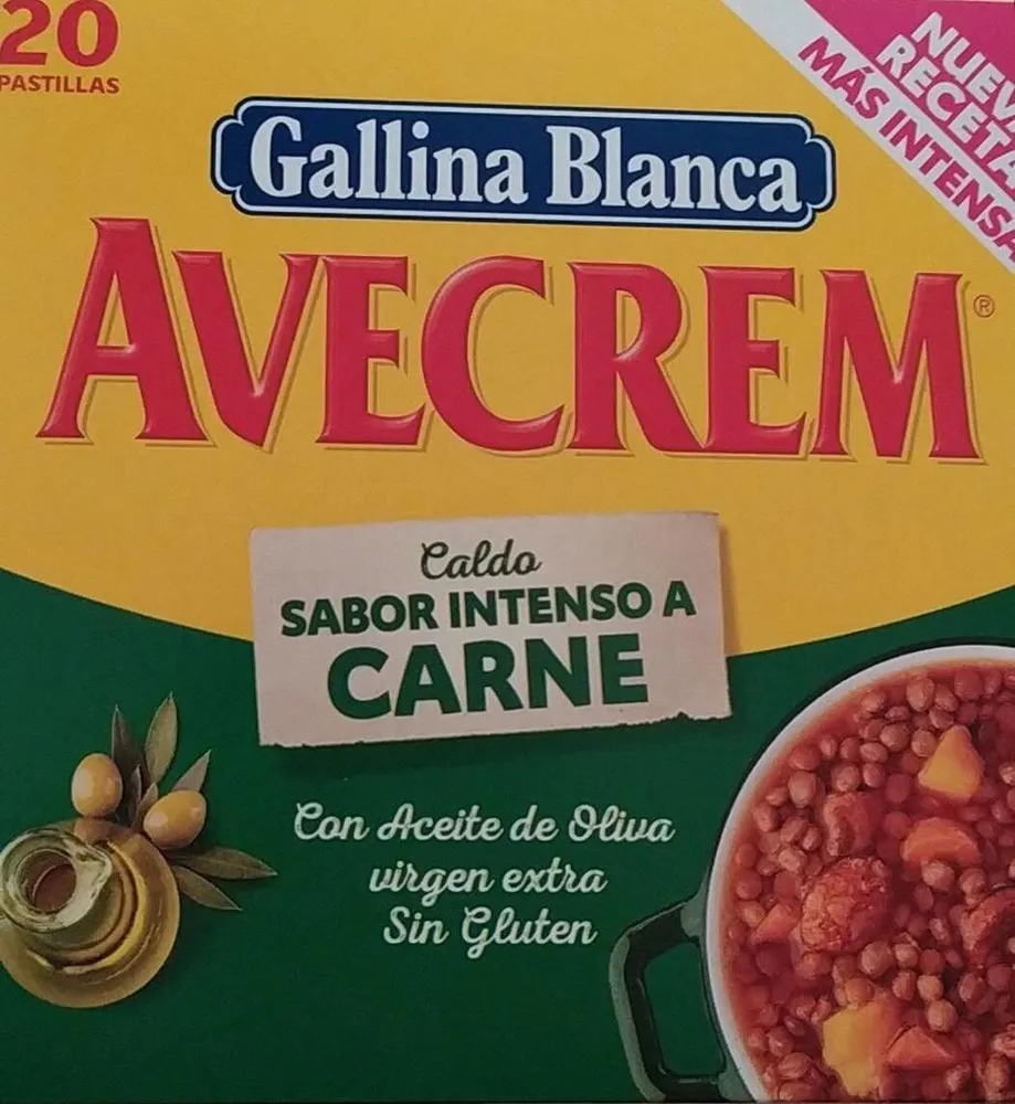 Avecrem sabor intenso a carne