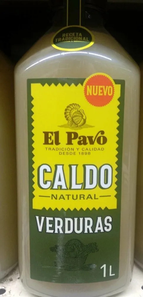 Caldo natural de verduras