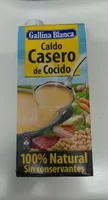 Caldo casero de cocido
