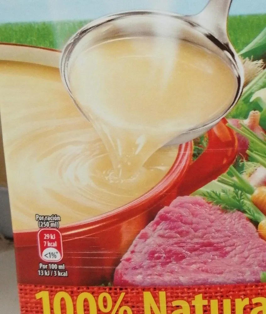 Caldo casero carne