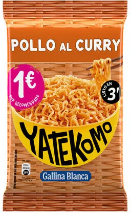 Yatekomo pollo al curry