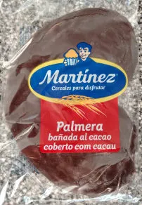 Palmera bañada al cacao
