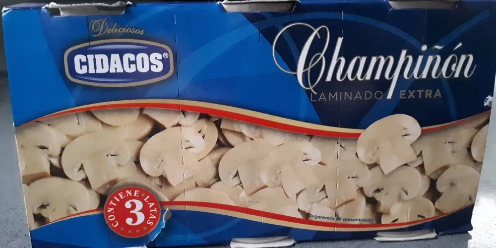 Champiñón laminado extra