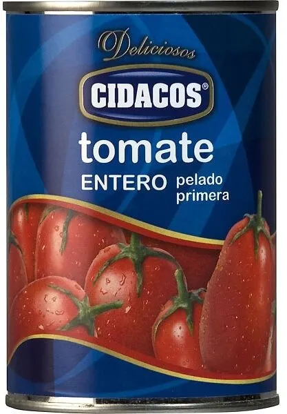 Tomate entero pelado
