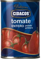 Tomate entero pelado
