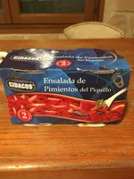 Ensalada de pimientos del piquillo