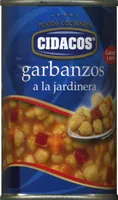 Garbanzos a la jardinera
