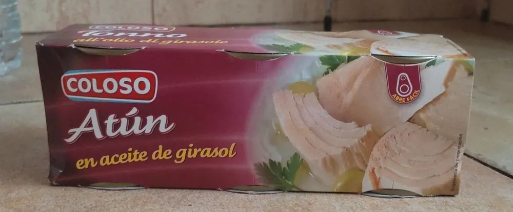Atún en aceite de girasol