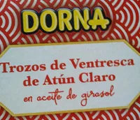 Trozos de ventresca de atun claro
