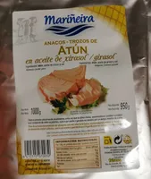 Trozos de atún en aceite de girasol