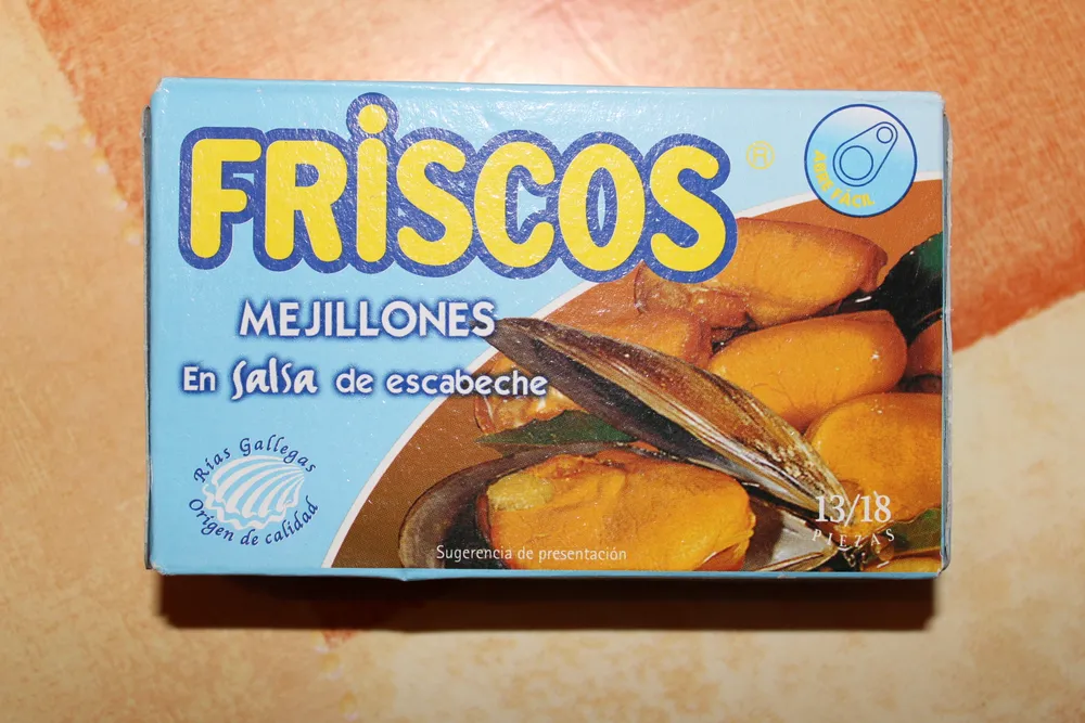 Mejillones en salsa de escabeche