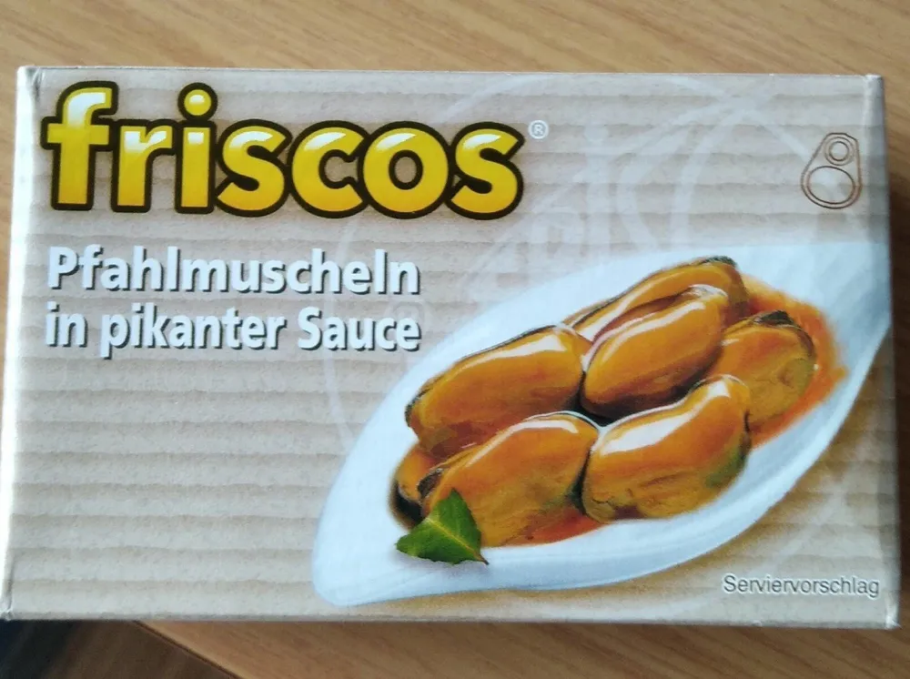 Pfahlmuscheln in pikanter Sauce