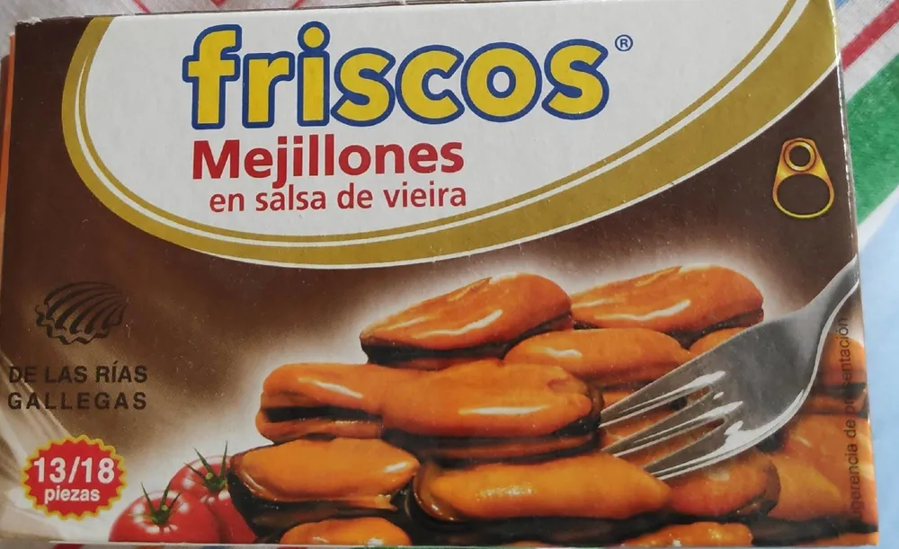 Mejillones en salsa de vieira