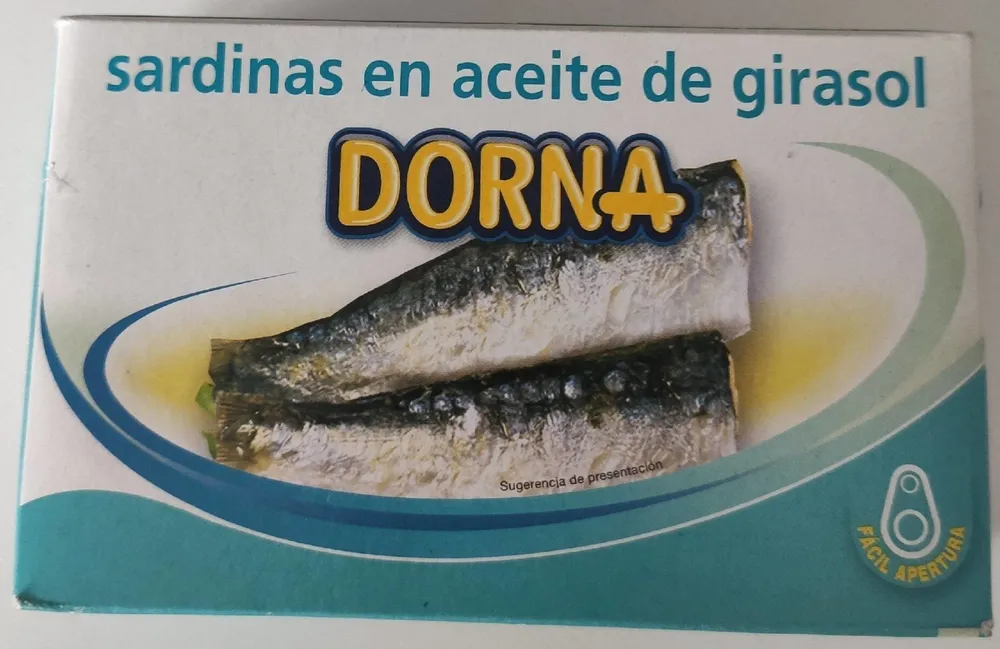 Sardinas en aceite de girasol