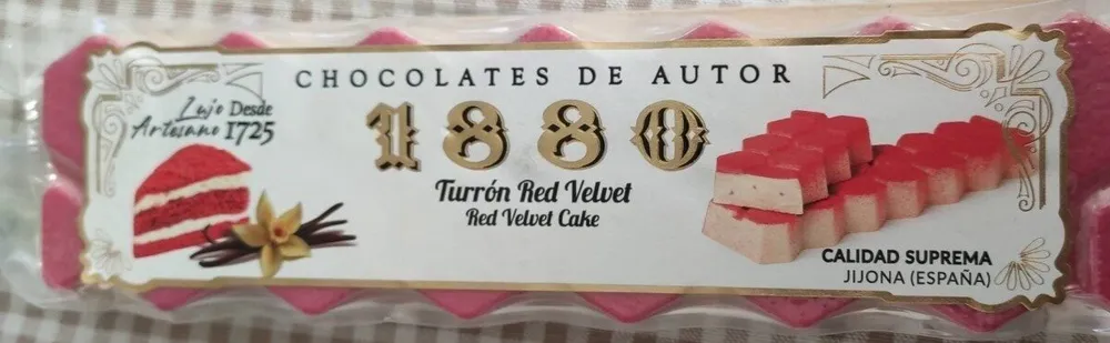 Turrón red velvet