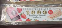 Turrón de Gin con fresas