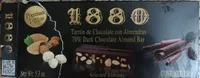 1880 Turrón de chocolate 70% con almendras