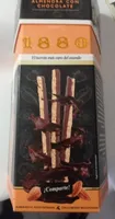 Turrón de almendra con chocolate