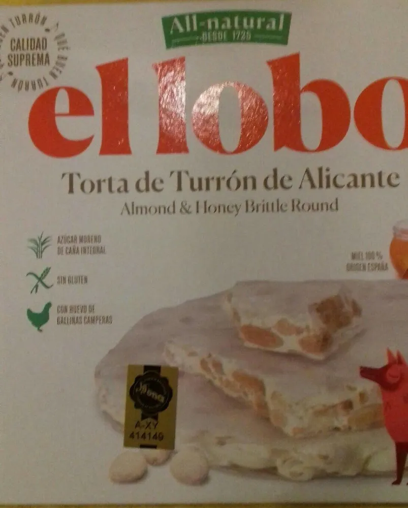 Torta de Turrón de Alicante