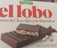 Turrón de chocolate con almendras
