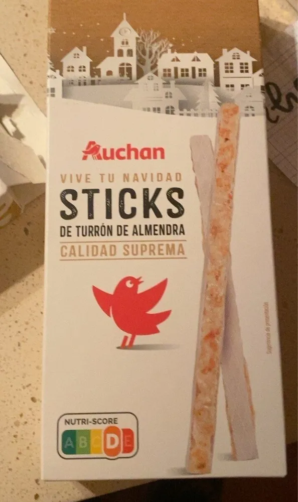 Sticks de turron de almendra