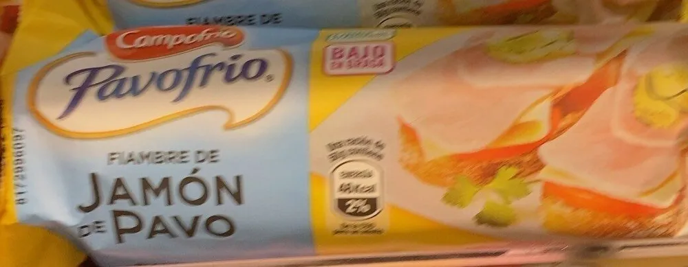 Fiambre de jamon de pavo