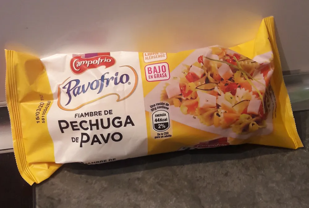 Pavofrio, fiambre de pechuga de pavo